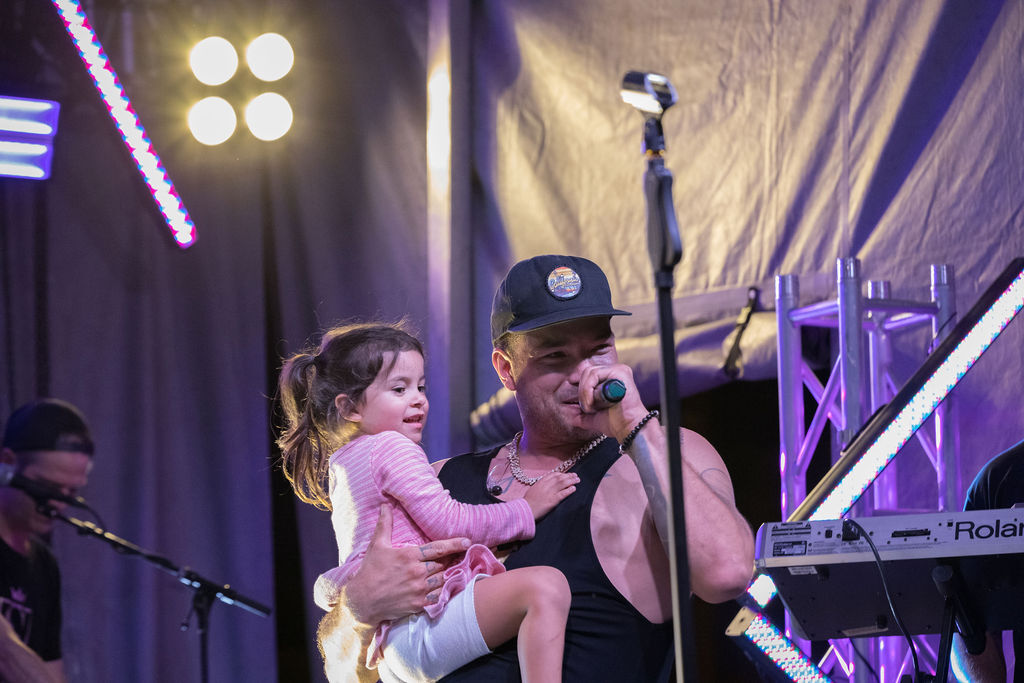 Joe Palma with his daughter Bella